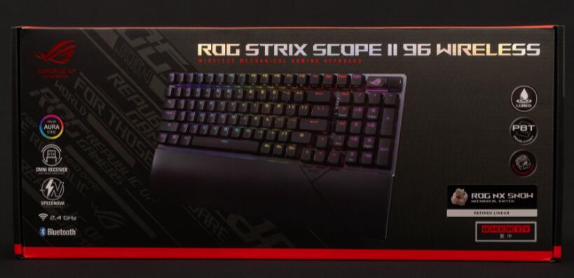 ROG Strix Scope II 96 Wireless无线电竞键盘开箱评测