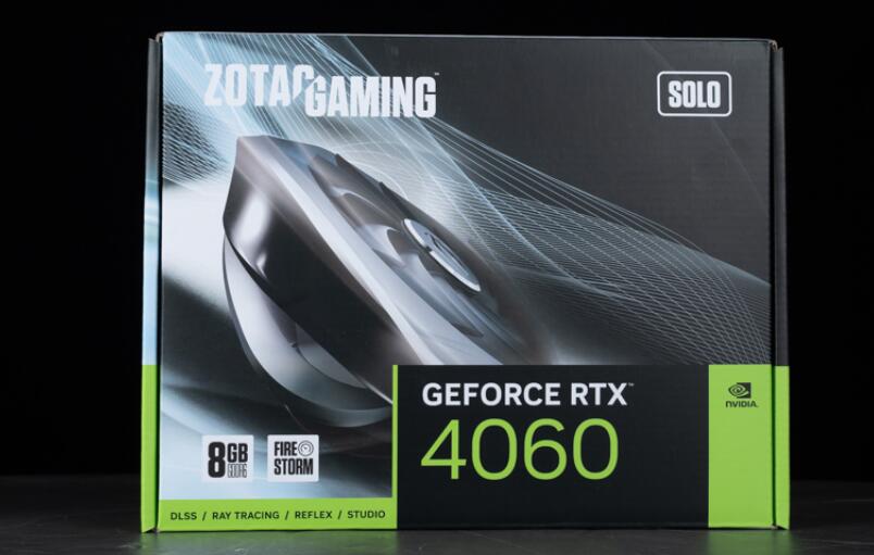 ZOTAC GAMING GeForce RTX 4060 8GB SOLO显卡开箱评测