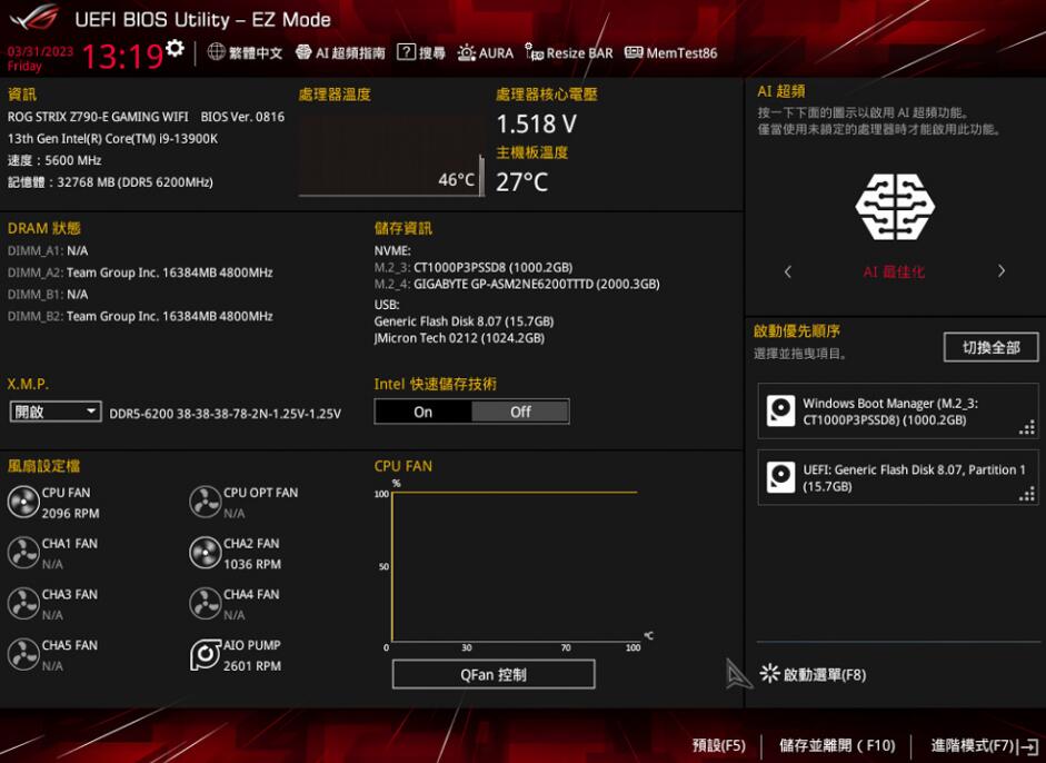 ROG STRIX Z790-E GAMING WIFI主板开箱评测