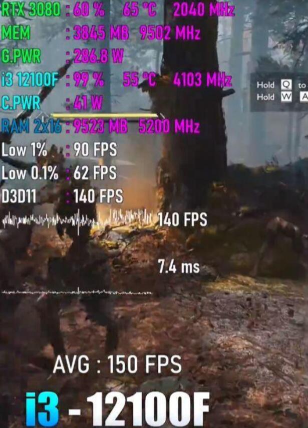 i3 12100F打游戏够用吗