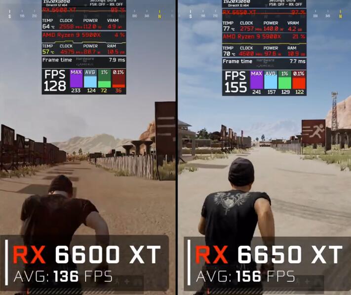 RX6650XT和RX6600XT的性能差多少?哪个好? RX6650XT和RX6600XT的性能差多少?哪个好?