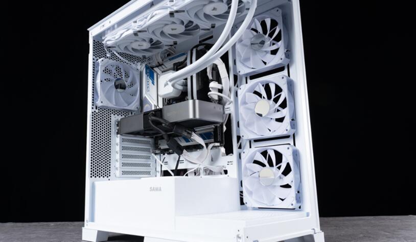 SuperChannel SAMA SAK451无立柱双面玻璃机箱开箱