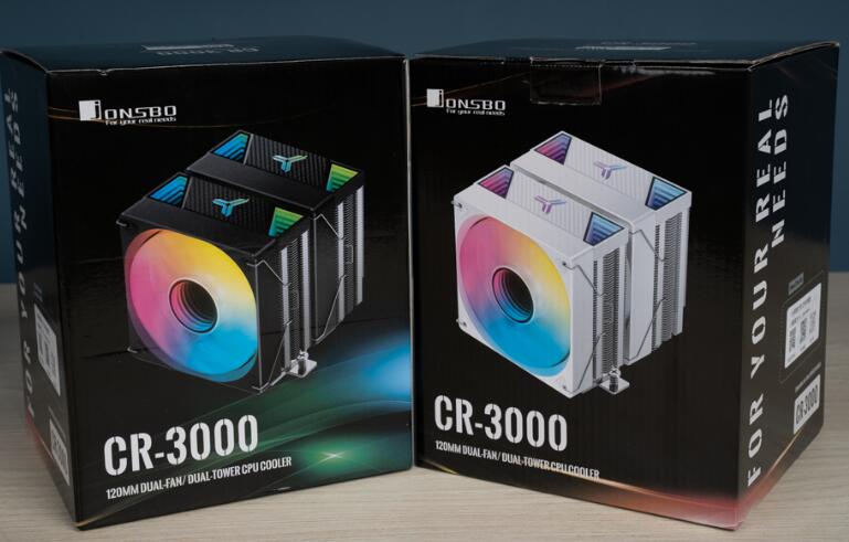 JONSBO乔思伯CR3000双塔双风扇风冷散热器开箱