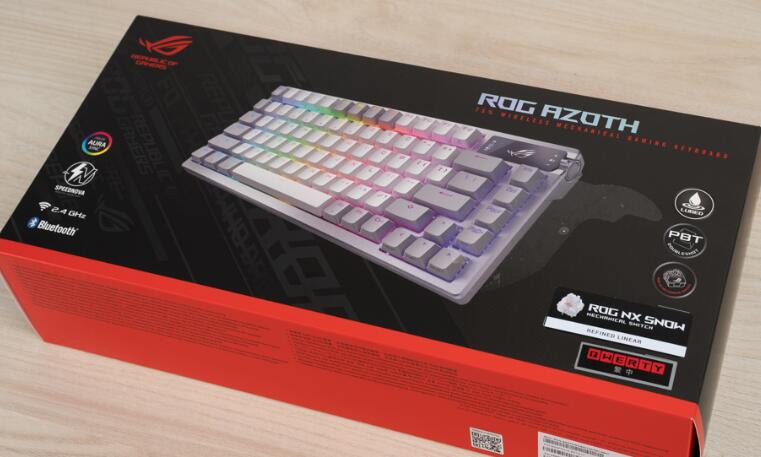 ROG Azoth三模客制化电竞键盘开箱