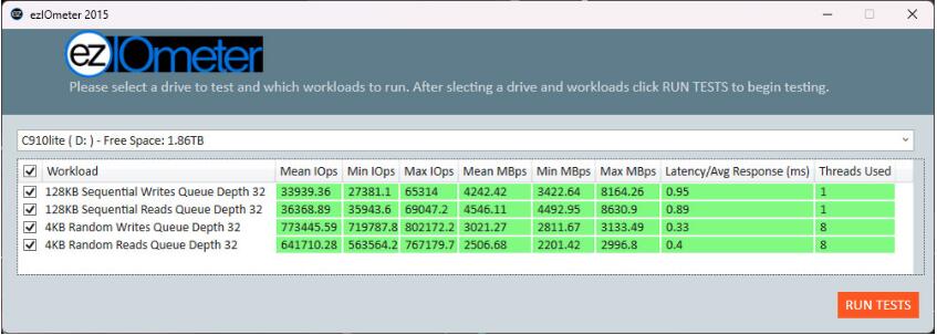 KLEVV CRAS C910 Lite 2TB SSD开箱评测