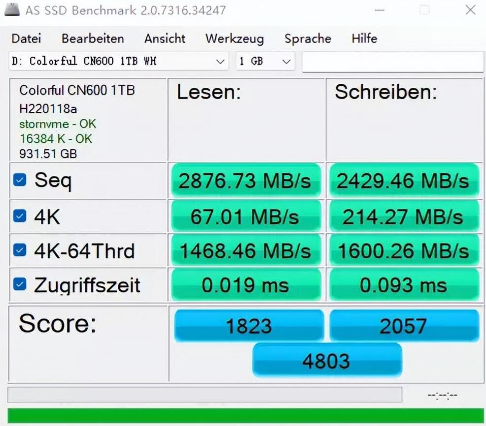 七彩虹CN600固态硬盘怎么样（战戟CN600评测）