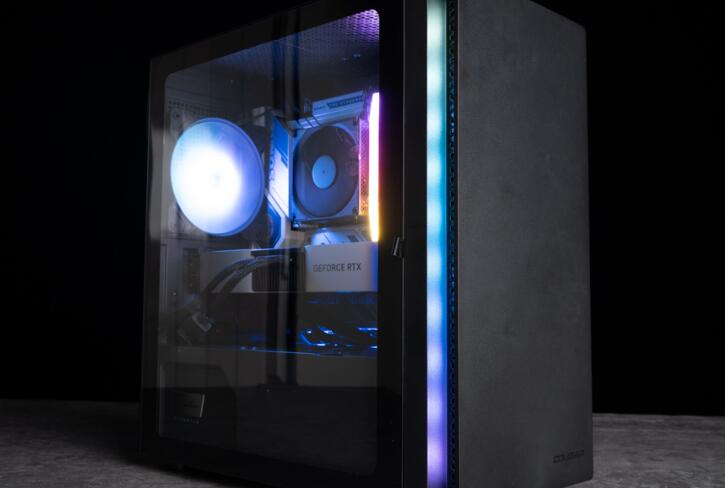 CORGAR美洲狮PURITY RGB迷你直立型机箱开箱评测