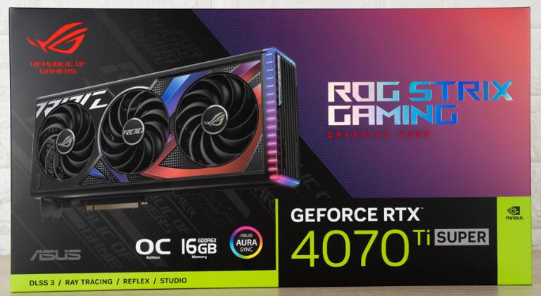 ASUS ROG Strix RTX4070Ti SUPER OC Edition显卡开箱评测