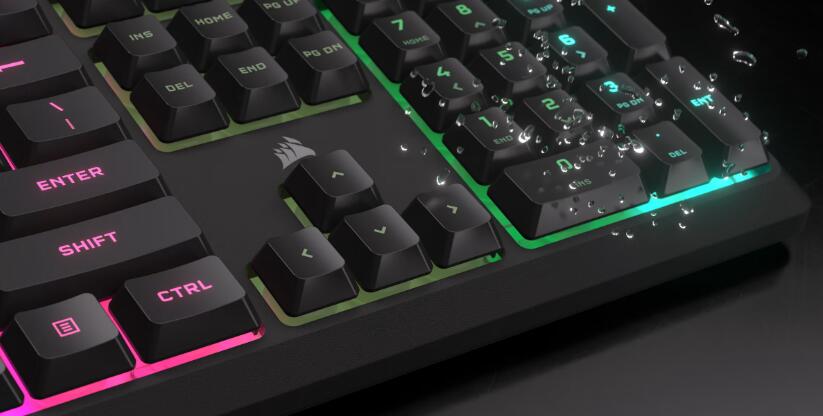 海盗船CORSAIR K55 CORE键盘开箱评测 海盗船CORSAIR K55 CORE键盘开箱评测