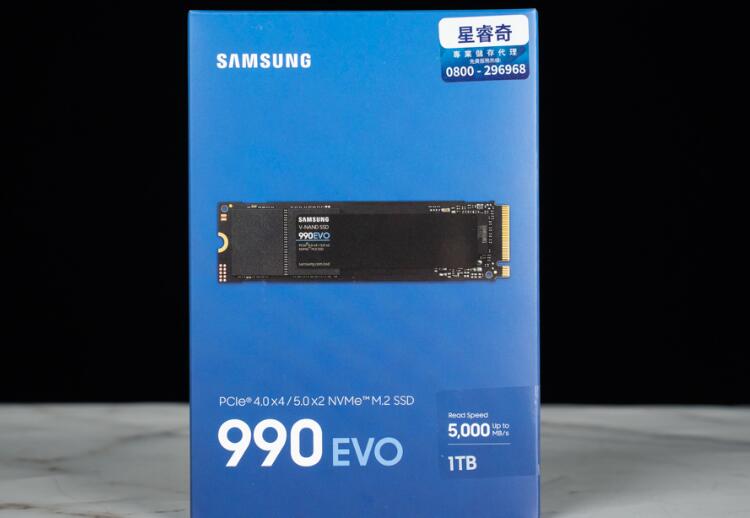 SAMSUNG 990 EVO PCIe M.2 SSD开箱评测