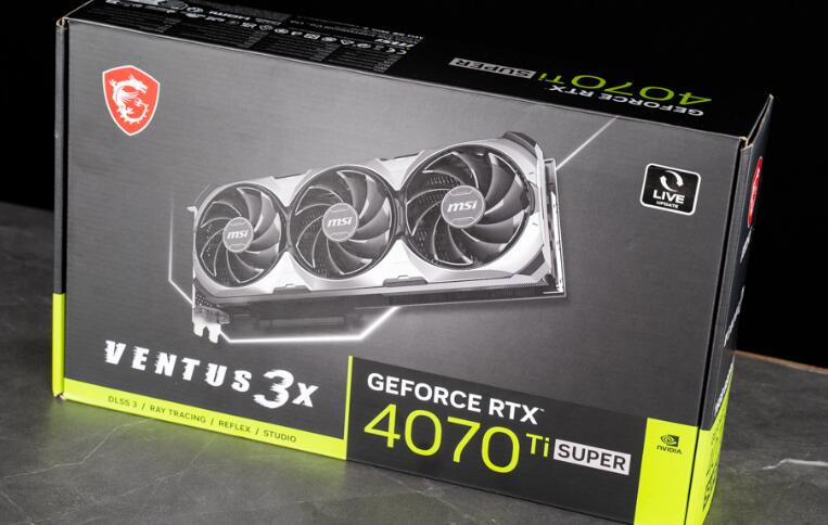 MSI GeForce RTX4070Ti SUPER 16G VENTUS 3X OC显卡开箱评测