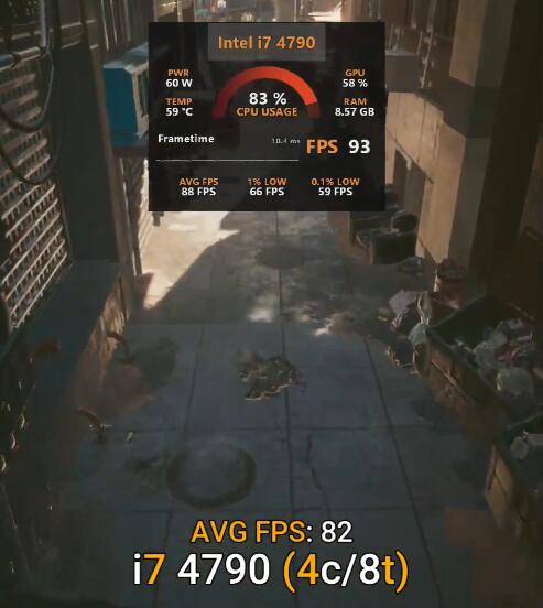 i7 4790相当于现在什么水平？能玩大型游戏吗？