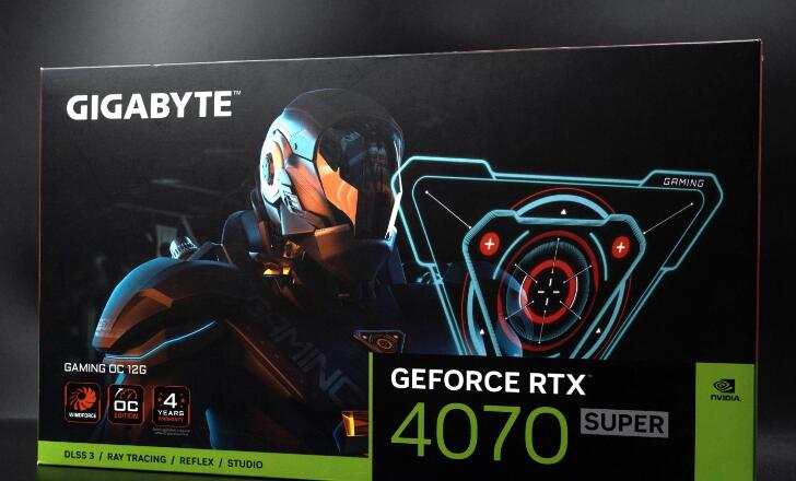 GIGABYTE RTX 4070 SUPER GAMING OC 12G显卡开箱评测