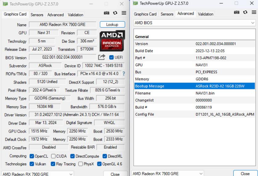ASRock RX7900GRE Steel Legend开箱评测