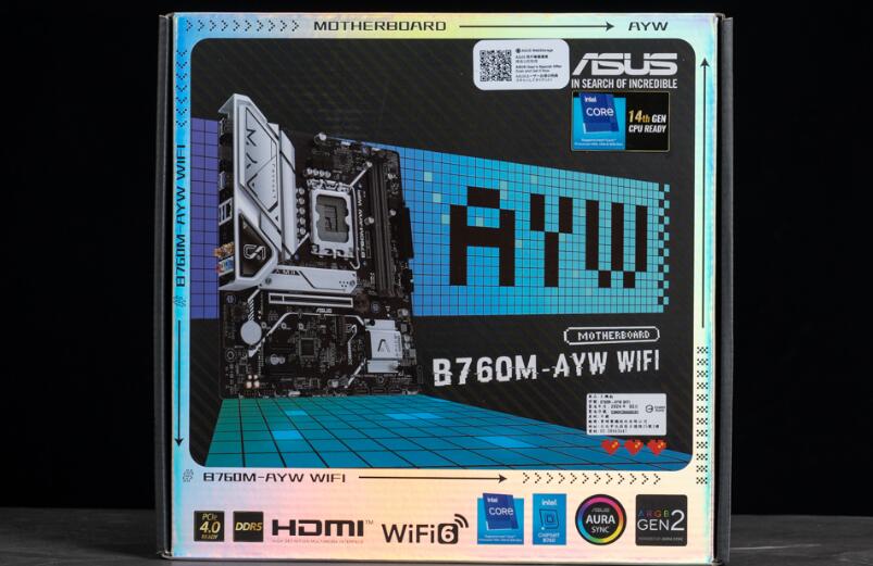 ASUS B760M-AYW WIFI主板开箱评测