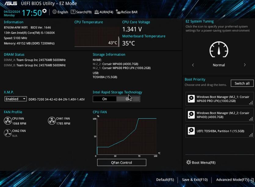 ASUS B760M-AYW WIFI主板开箱评测