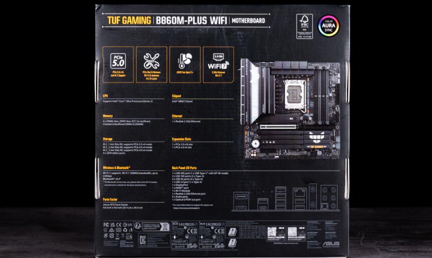 ASUS TUF GAMING B860M-PLUS WIFI主板开箱评测